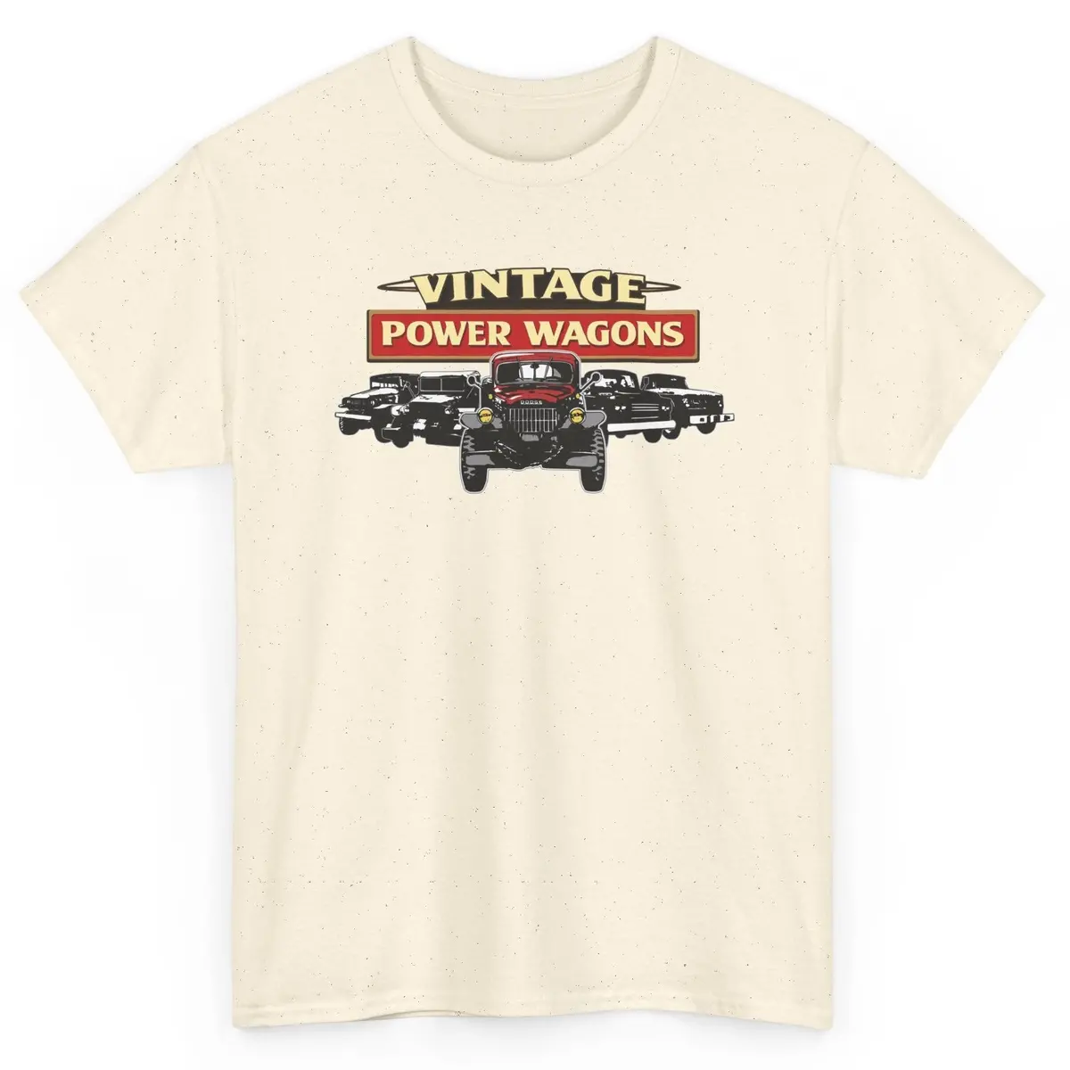 Vintage Power Wagons T-Shirt – Classic Vpw Lineup Heavy Cotton Tee 6
