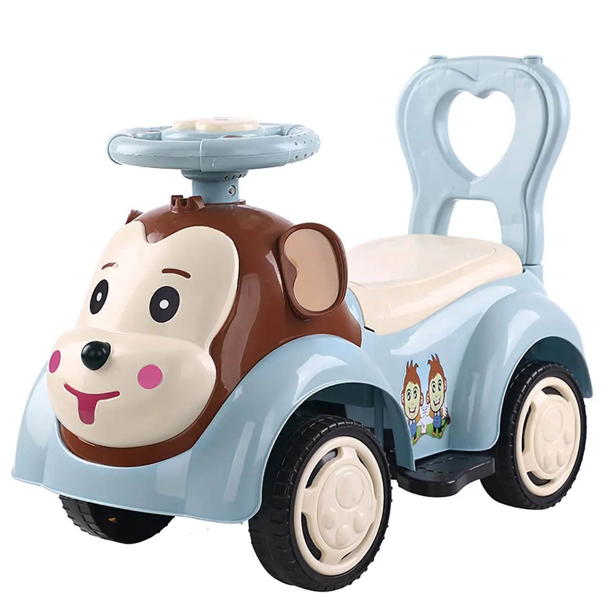 Kia Kids Car Ride-On Baby Car With Light And Music Baby Toy Car For Children - Push Car Rider Toddlers With Smooth Wheels Baby Car Suitable For Boys & Girls Age 1-3 Years 1