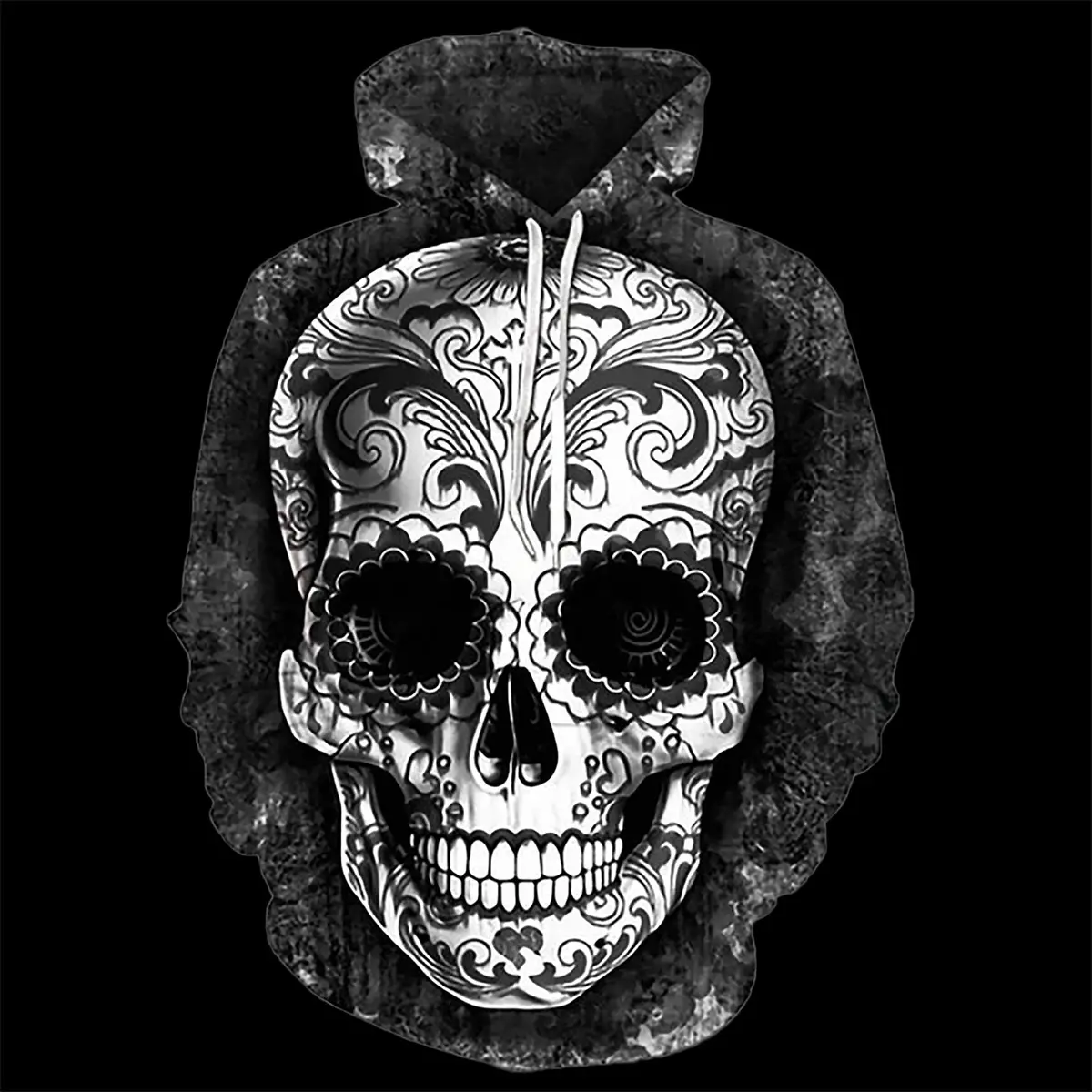 Dopeaf Skull Hoodies 1
