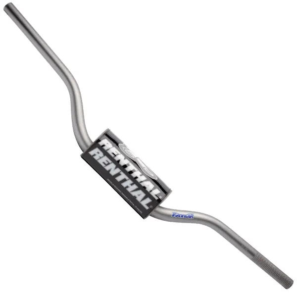 Renthal 673 Trials Fatbar Handlebars With Pad Bou/Lampkin Bend 4" High 1