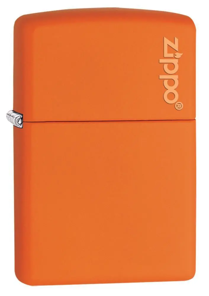 Classic Orange Matte Zippo Logo 1