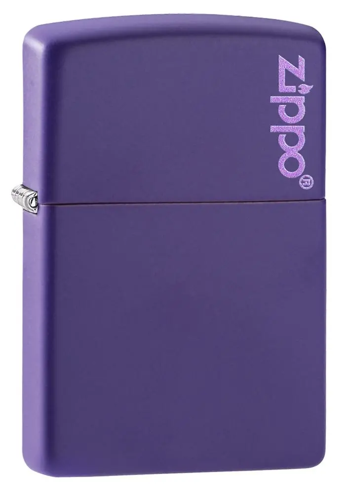 Classic Purple Matte Zippo Logo 1