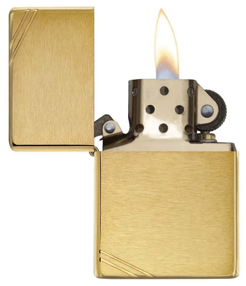 Brushed Brass Vintage With Slashes 2