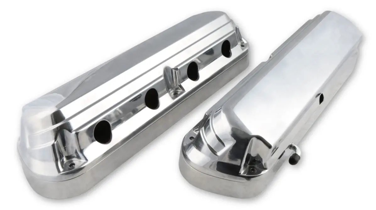 Holley 2-Piece Ford Style Ls Valve Covers 241-185 186 187 3