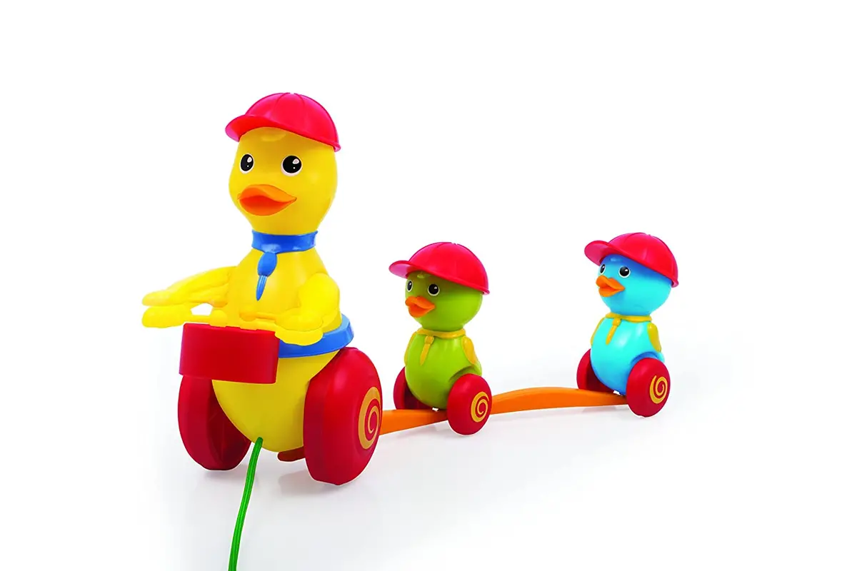 Duck Parade , 2 In Pull Along Toy , Drum,Linking,Encourages Walking , 12 Months & Above , Infant And Preschool Toys 1