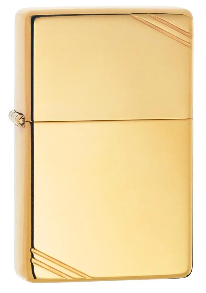 High Polish Brass Vintage With Slashes 1