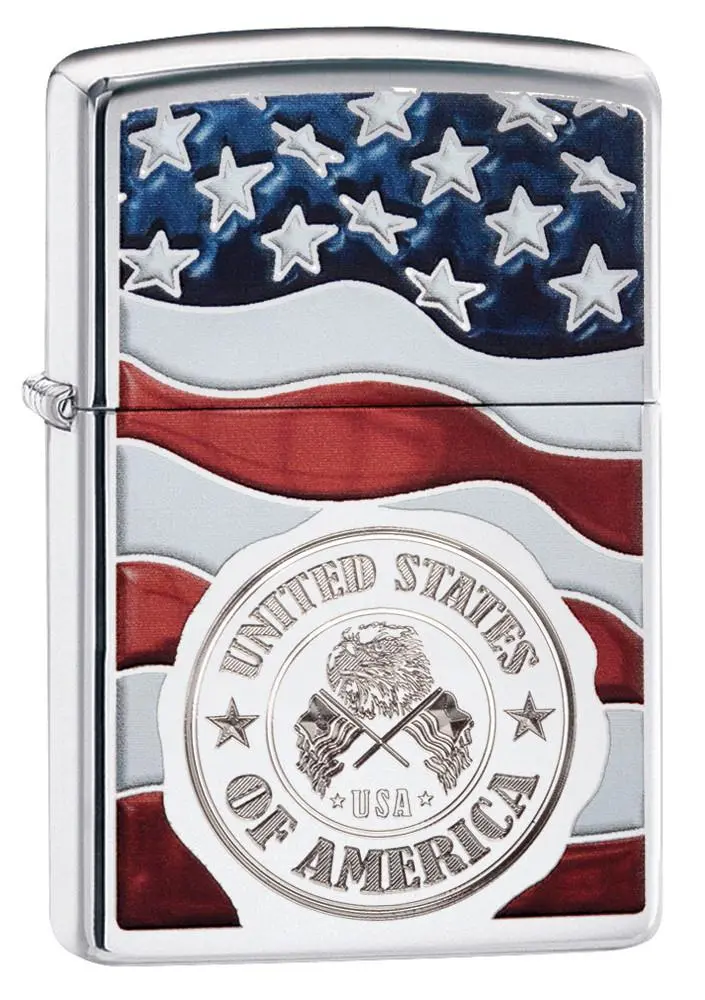 American Stamp On Flag 1