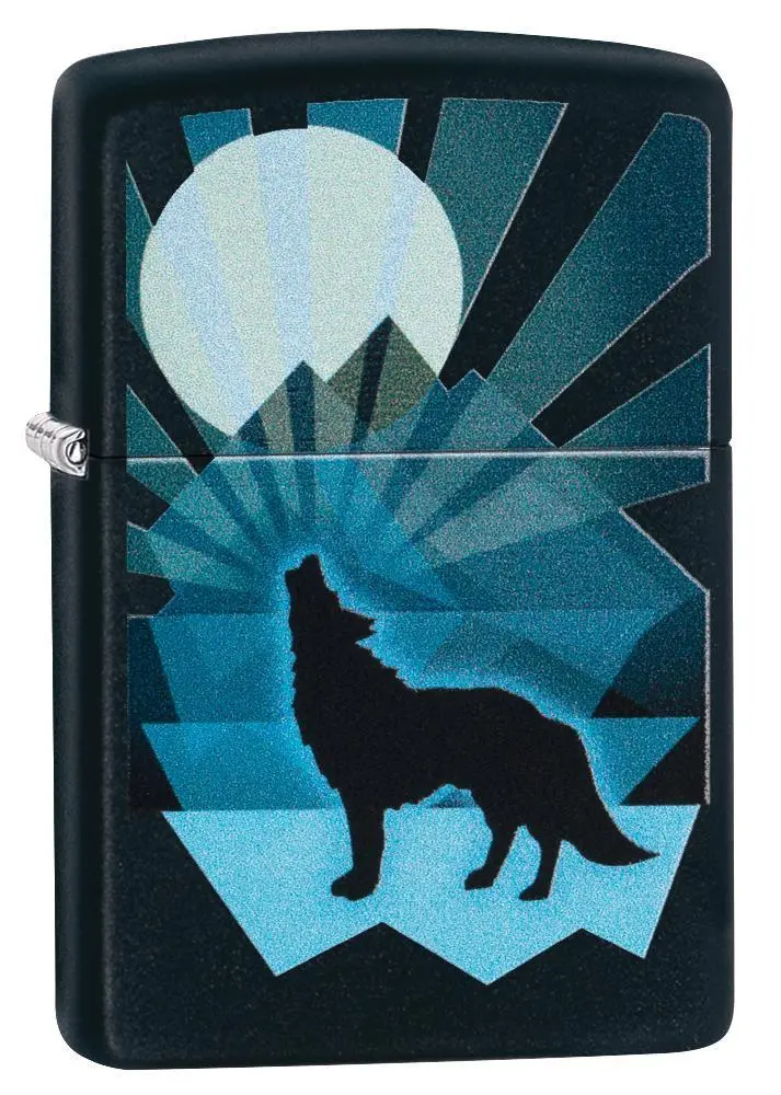 Wolf And Moon Design 1