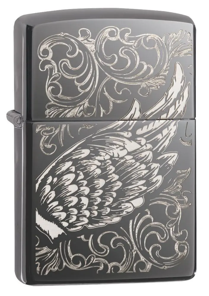 Filigree Flame And Wing Design 1