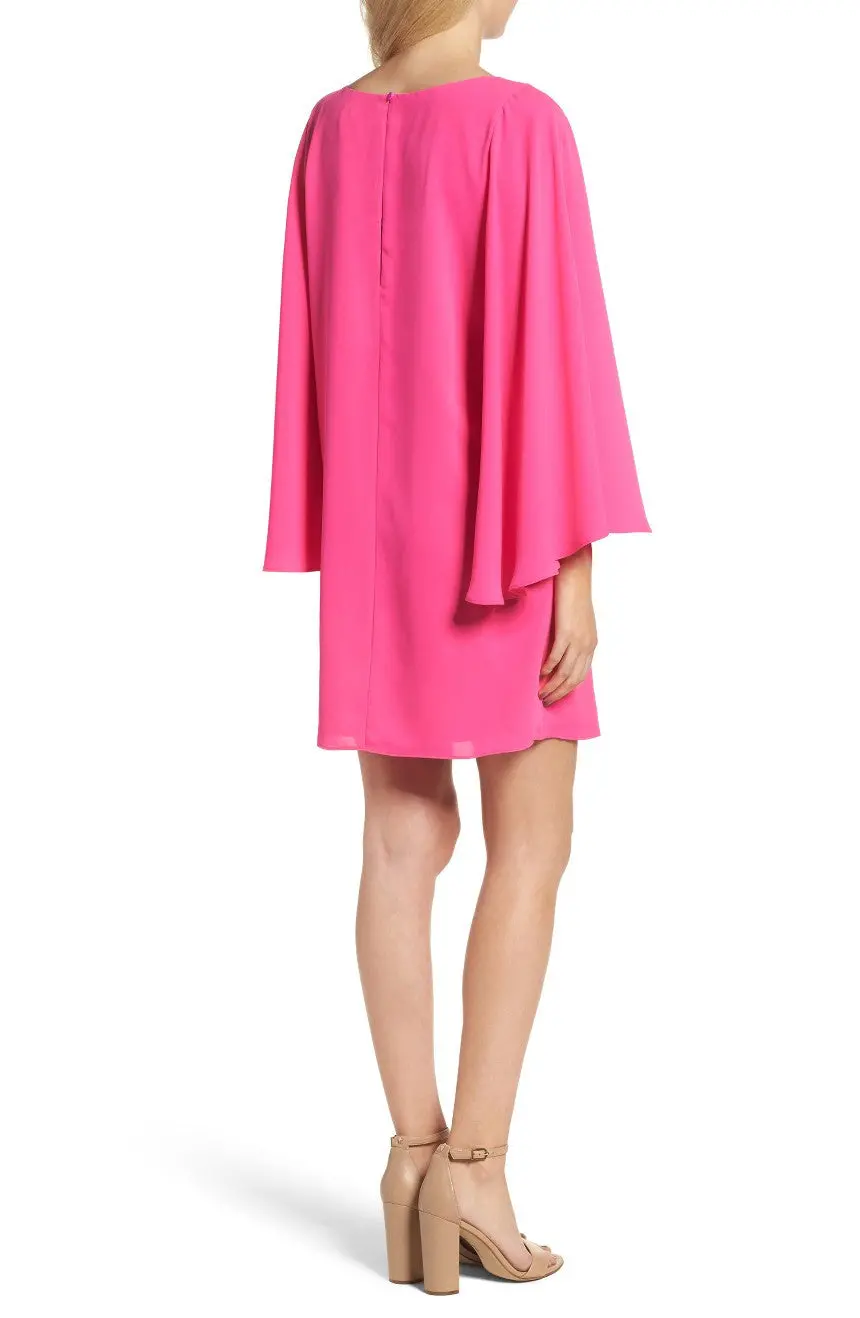 Butterfly Sleeve Shift Dress 2