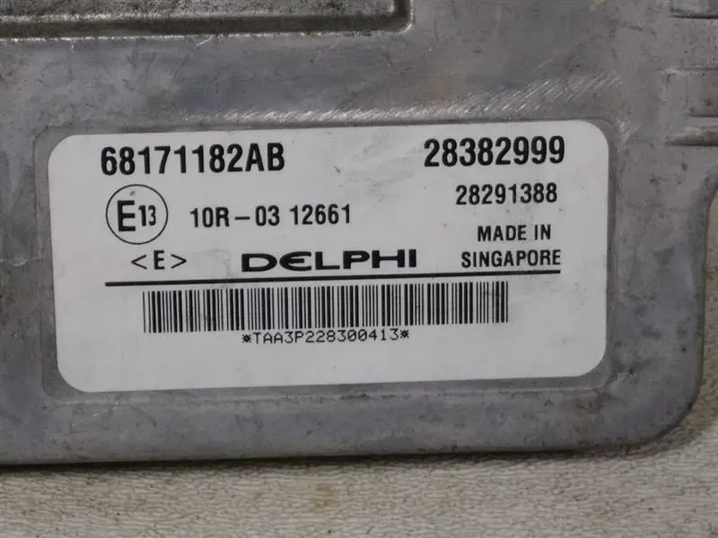 2014 Ram 2500 Ammonia Module. Part Number 68171182Ab 2