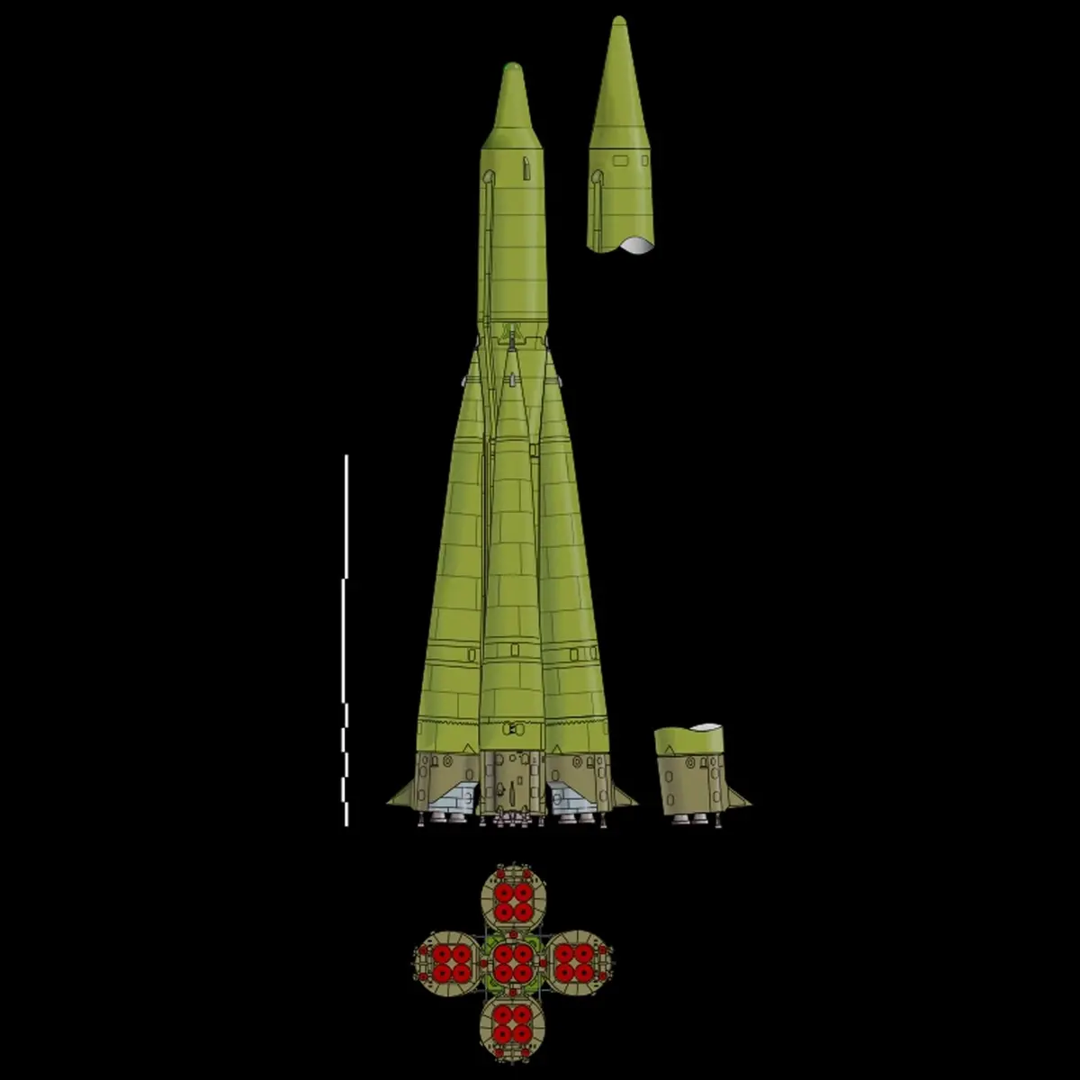 3 Megaton R7 Semyorka Nuclear Missile 3
