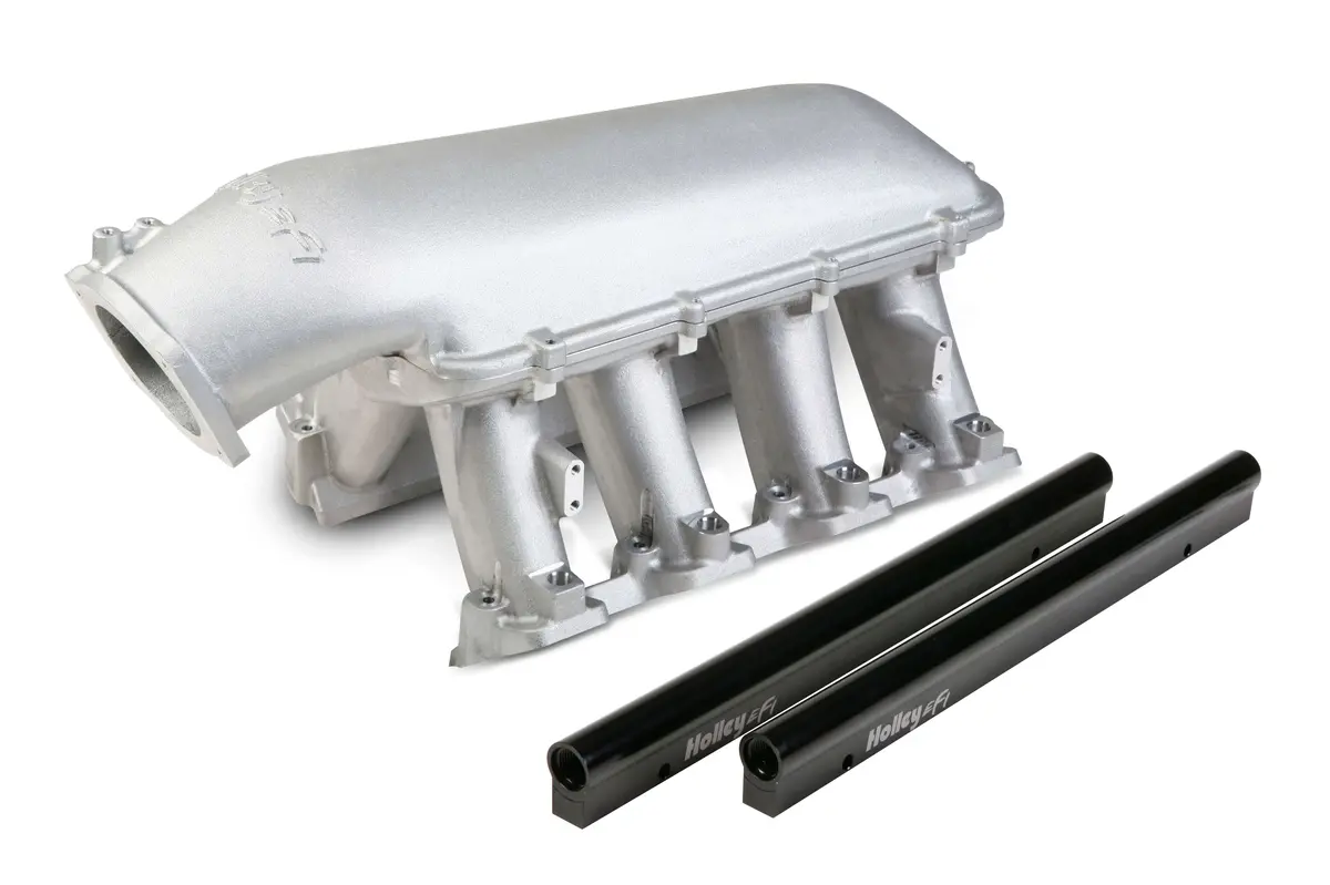 Holley Hi-Ram Ls3 / L92 Intake Manifold - Cast Aluminum W/Rails 1