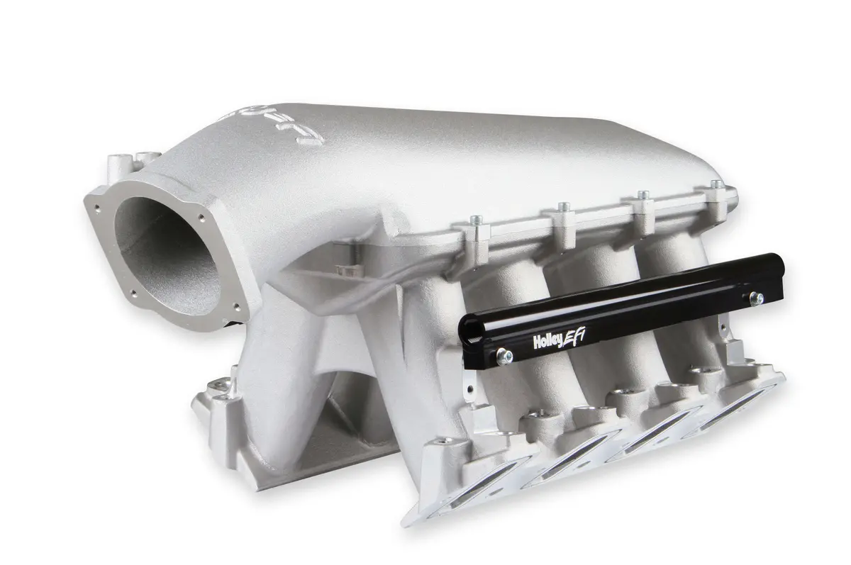 Holley Hi-Ram Ls3 / L92 Intake Manifold - Cast Aluminum W/Rails 2
