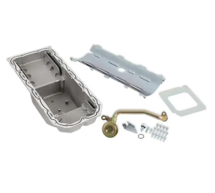 Hellcat Mid Sump Oil Pan By Holley - 6.2L - Aluminum 302-64 1
