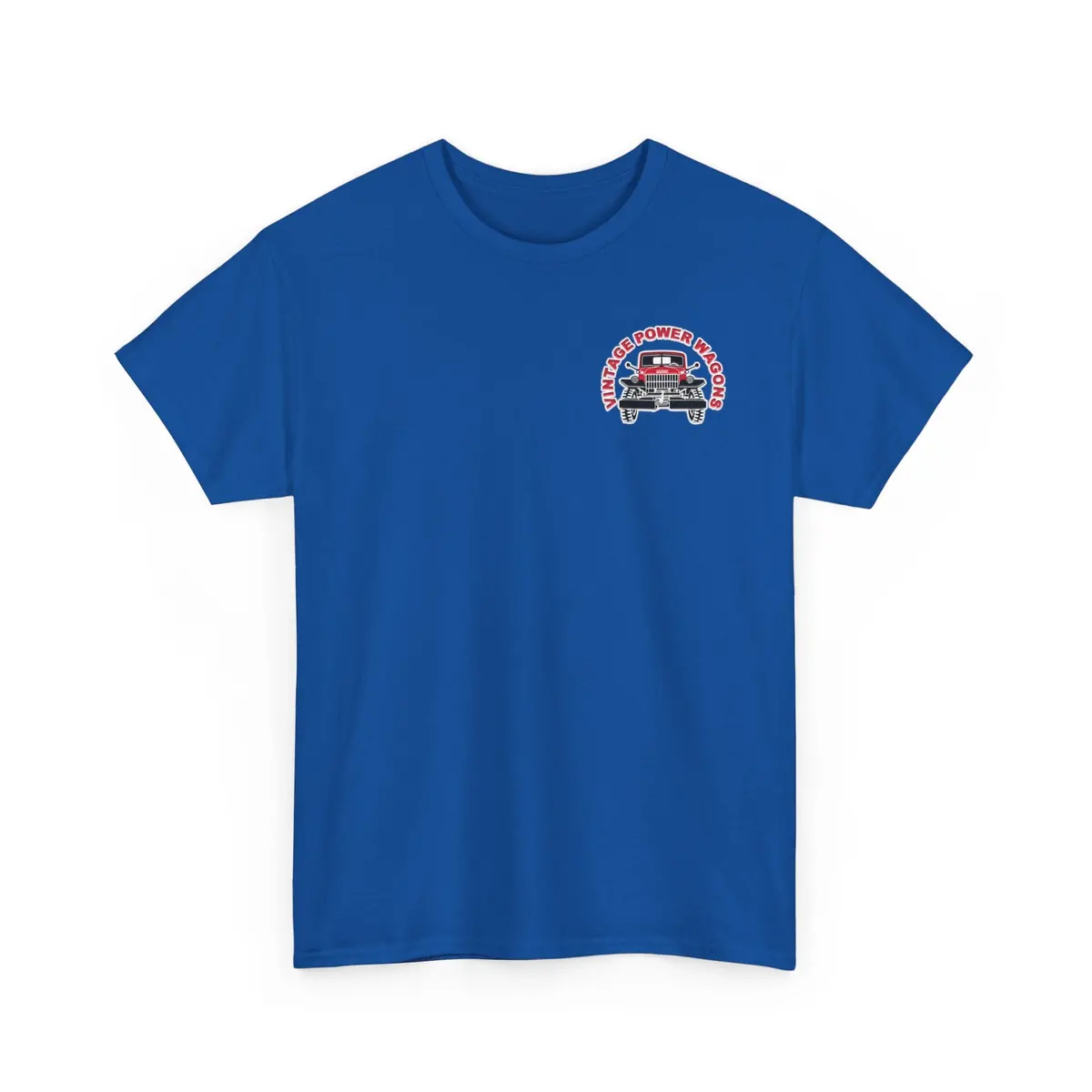Vintage Power Wagons T-Shirt – Front: Vpw Logo - Back: Classic Vpw Lineup Heavy Cotton Tee 20