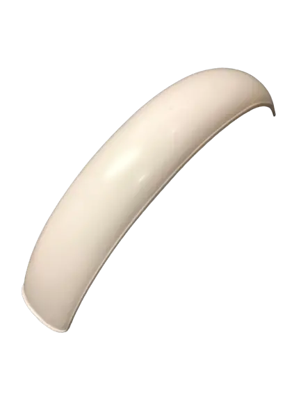 Stilmotor Universal Long Rear Mudguard White Bsa Triumph Etc 1