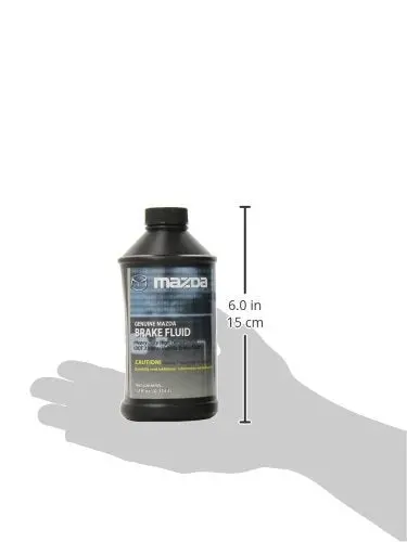 Mazda Genuine Fluid (0000-77-130E-10) Dot-3 Brake Fluid - 12 Fl. Oz. 1