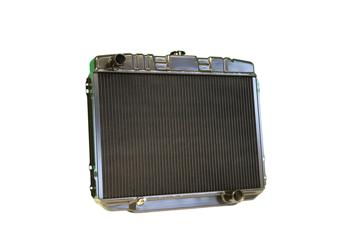 1967–1970 Ford Mustang Radiator – Top Left / Bottom Right Configuration - Image 5