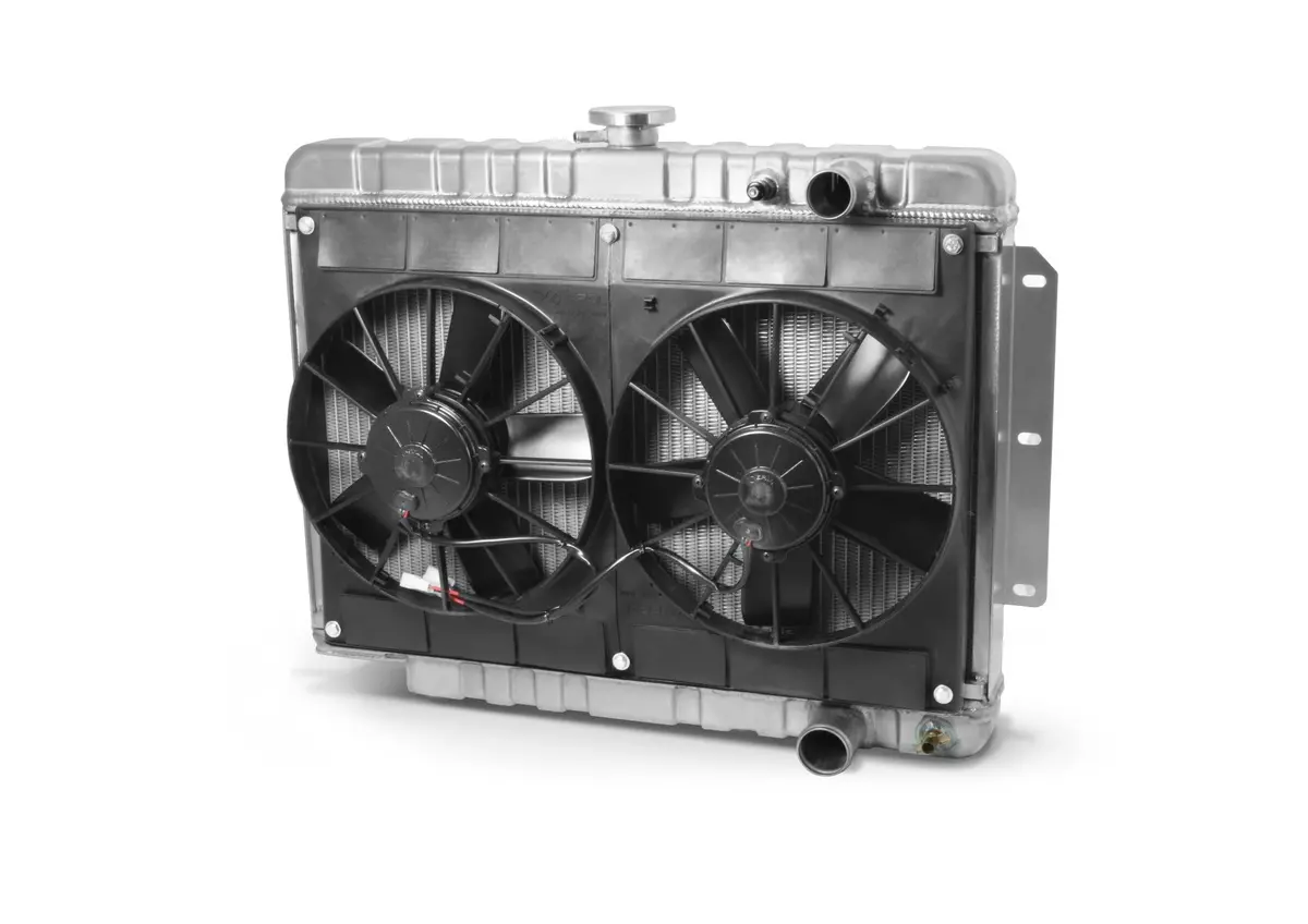 1959-1964 Impala Ls Swap Radiator For Aftermarket Steering 2