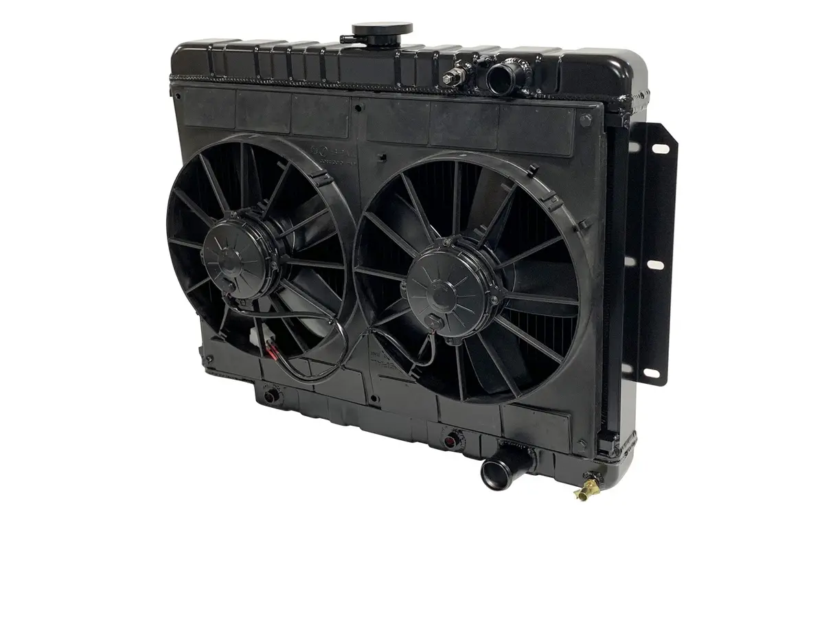 1959-1964 Impala Ls Swap Radiator For Aftermarket Steering 4