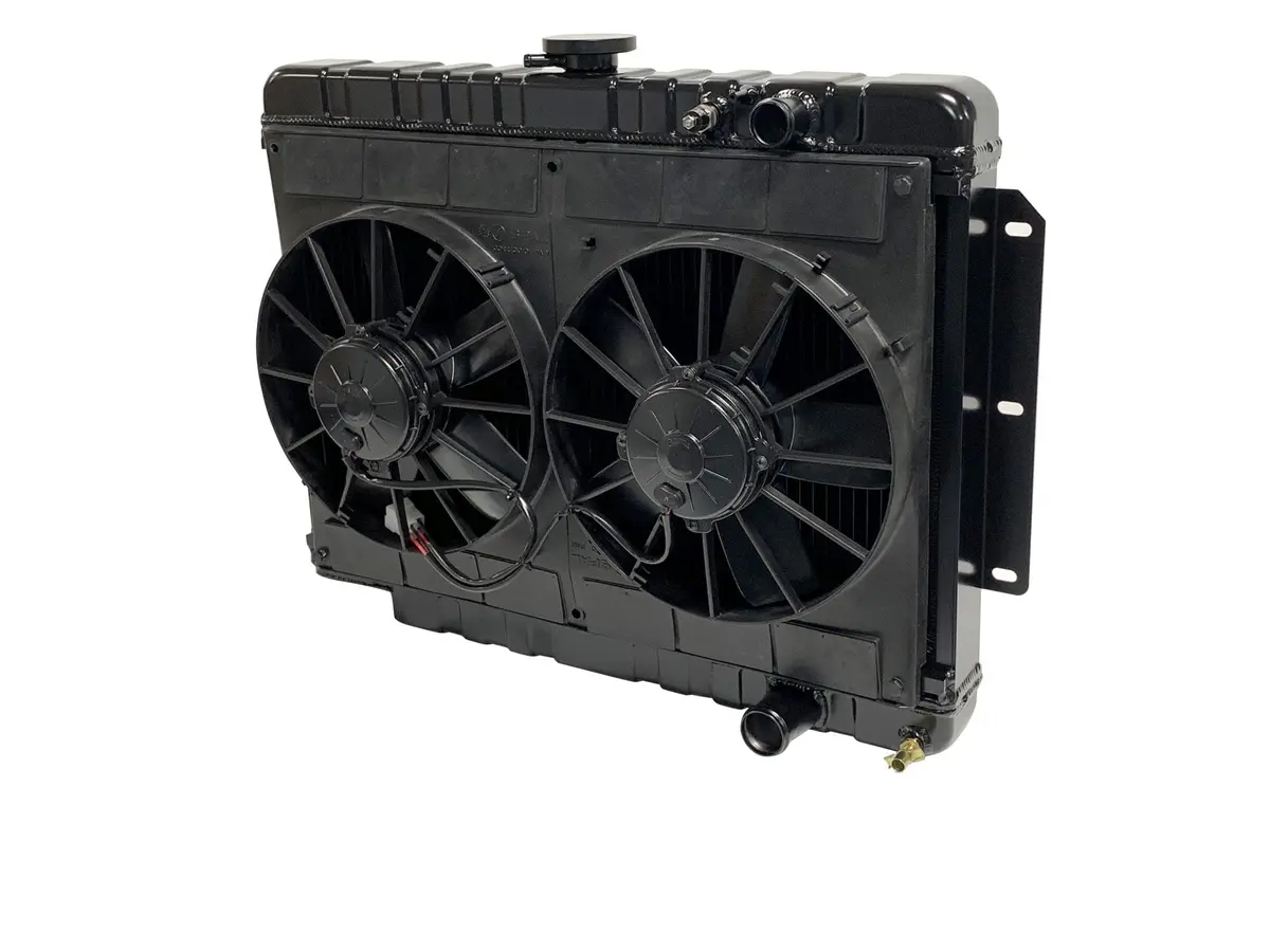 1959-1964 Impala Ls Swap Radiator For Aftermarket Steering 4