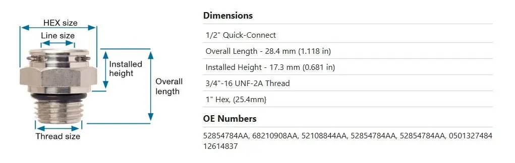 1/2" Qd Eoc Fitting 2