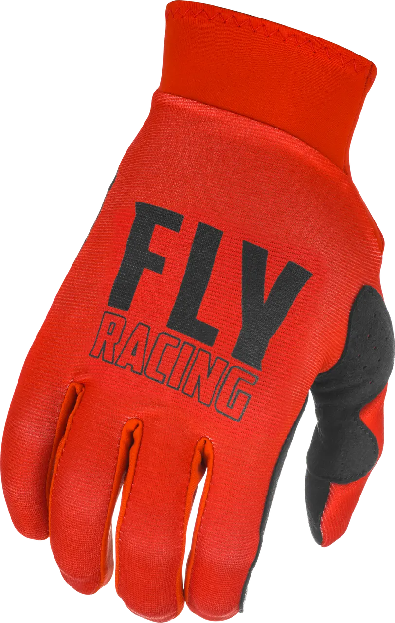 Fly 2022 Pro Lite Adult Motox Enduro Trials Gloves Red/Black Medium 1