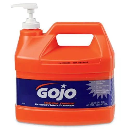 Gojo 0955 Natural Orange Pumice Hand Cleaner - 1 Gallon 1