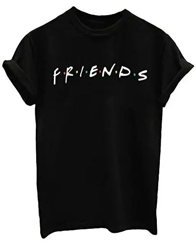 Lookface Women's Cute T Shirt Junior Tops Teen Girls Graphic Tees Black Small 2