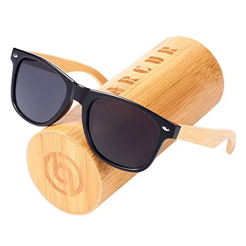Barcur Wood Sunglasses Spring Hinge Handmade Bamboo Sunglasses Men Wooden Sun Glasses Women Polarized Oculos De Sol Masculino 1