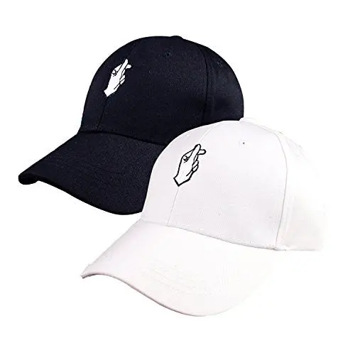 Ysense Pack Of 2, Plaid Baseball Cap,Embroidery Hip Hop Dad Snapback Hat, Black, Navy, White, Beige,Grey - - 1