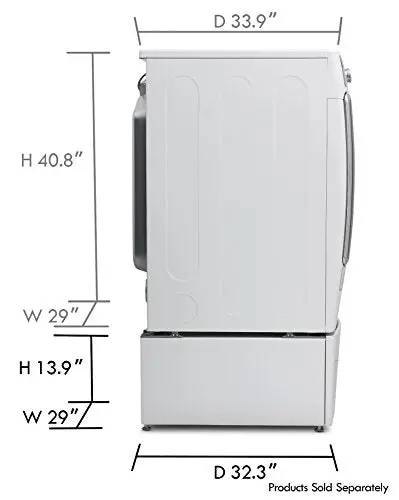 Kenmore Elite 51042 29" Wide Laundry Pedestal With Storage Drawer In White, Includes Delivery And Hookup (Available In Select Cities Only) 2