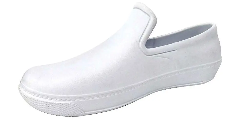 Evacol Unisex Nursing Clogs Ultralite Nurse Shoes Unifororm Professional Work Clogs Health Care Hospitals Restaurant(40, White) 2