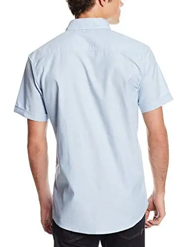 Lee Uniforms Men's Short Sleeve Oxford Shirt, Light Blue, X-Large 2