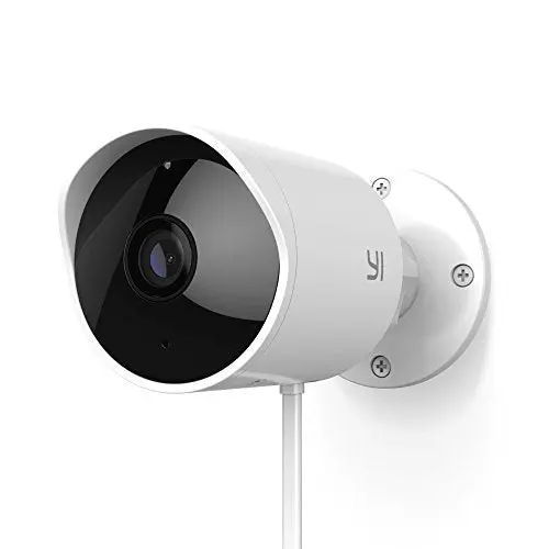 Yi Outdoor Security Camera 1080P Cloud Cam Wireless Ip Waterproof Night Vision Security Surveillance System White 2