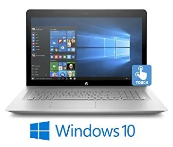 Hp Envy 17.3 Full Hd (1920 X 1080) Touchscreen Laptop Pc (7Th Gen I7-7500U,16Gb Ddr4 Ram,1Tb 7200Rpm Hdd, Nvidia Geforce 940Mx 2Gb, Windows 10)-Silver 1