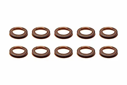 1980-2016 Nissan 10Pcs. Lower Oil Pan Drain Plug Crush Washer Gasket Oem New 1