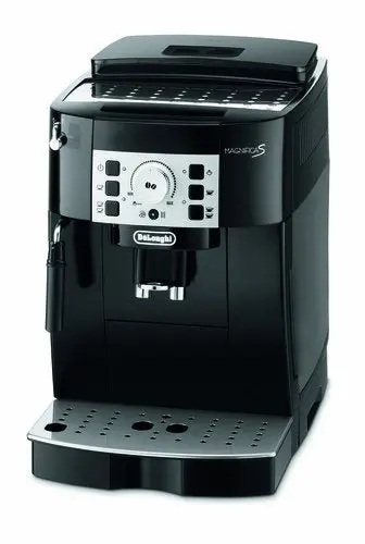 Delonghi Magnifica S Ecam 22.110.B Kaffeevollautomat | Direktwahltasten Und Drehregler | Milchaufschäumdüse | Leises Kegelmahlwerk 13 Stufen | Herausnehmbare Brühgruppe | 2-Tassen-Funktion | Schwarz 1