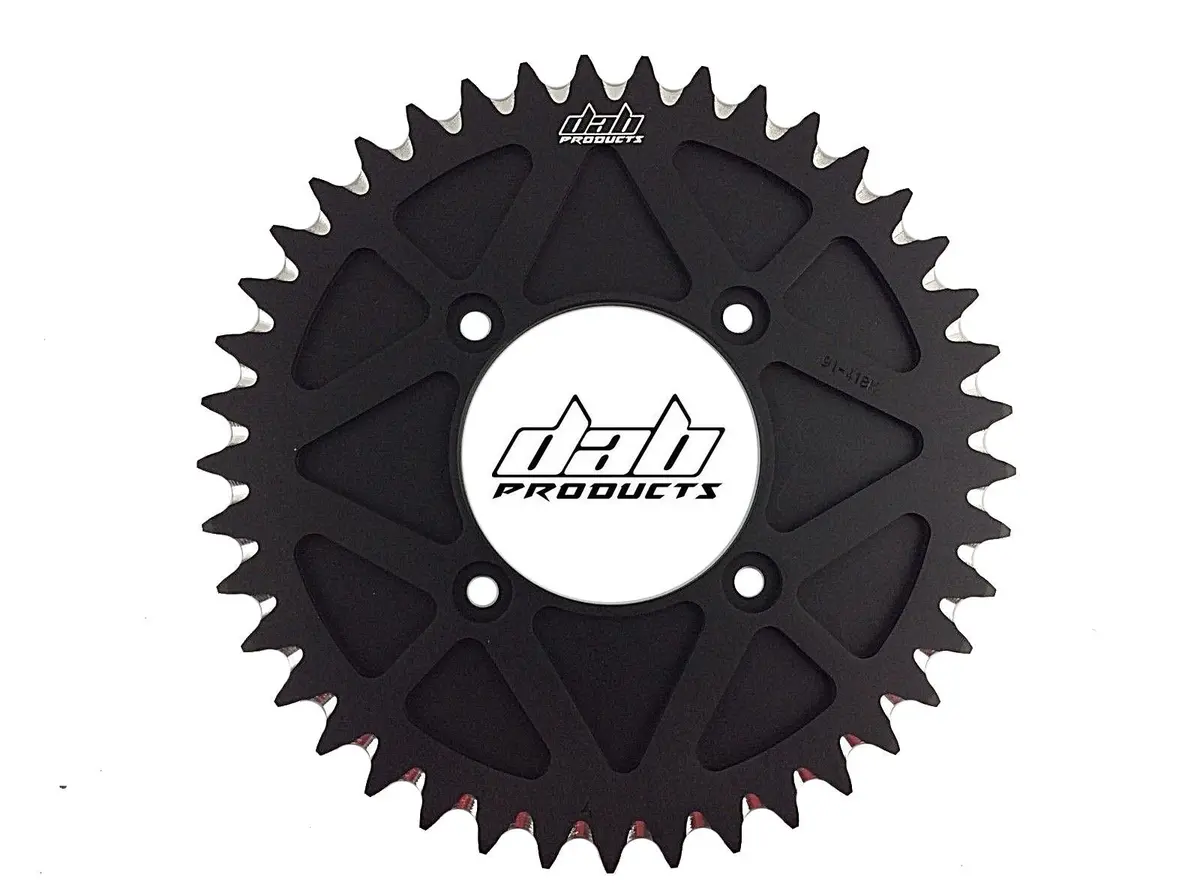 Dab Products 4 Bolt Rear Fim Style Trials Sprocket 41T Teeth Black Sherco Beta 1