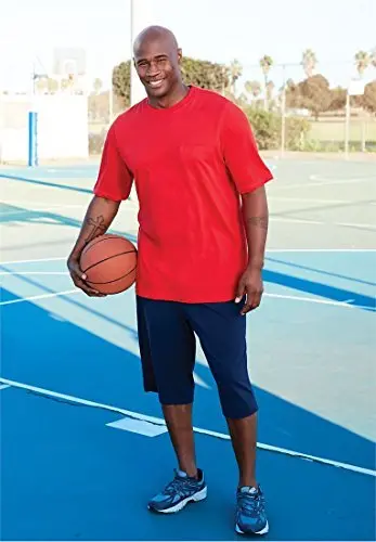 Kingsize Men's Big & Tall Lightweight Extra Long Shorts 2