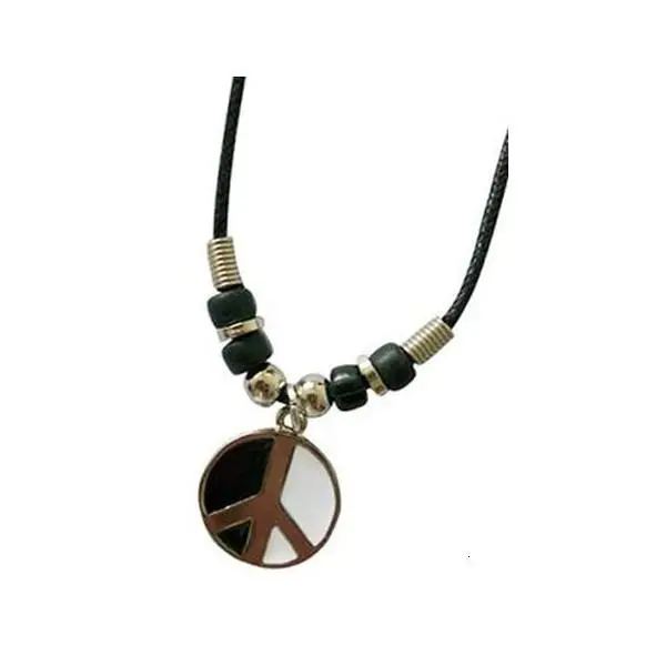 Peace Unity Rope Necklace 1