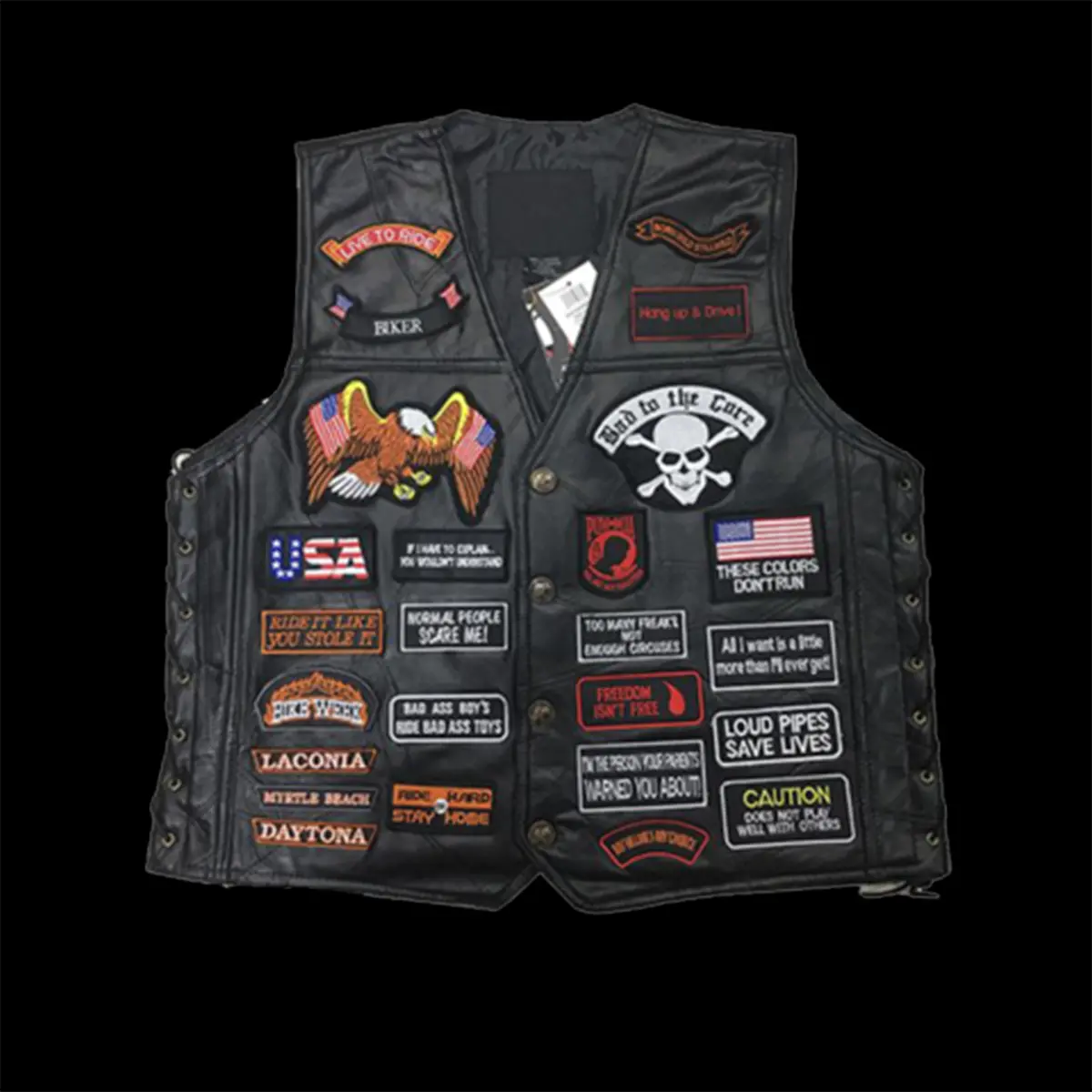 Biker Vest & Patches 1