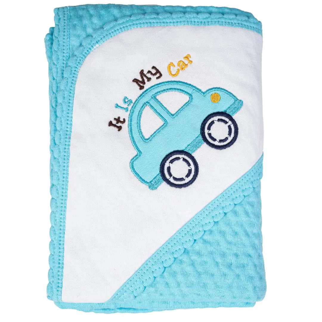 Premium Baby Blankets For Newborn With Hood Towel-Nursery Crib Blanket 100% Cotton Shower Gift Wrapper For Newborn 0,6 To 2 Years Snuggle Pod Baby Easy To Wrap 1