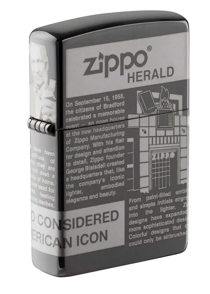 Zippo Newsprint Design 1