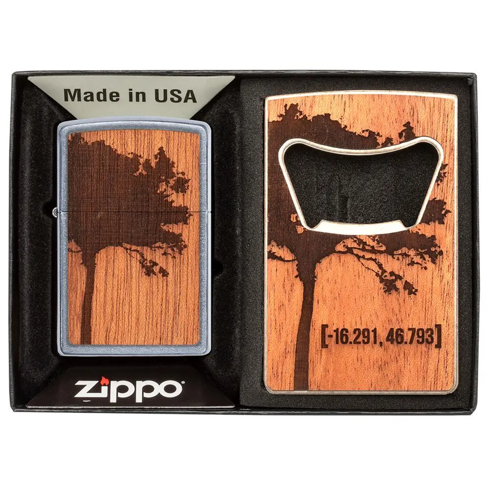 Woodchuck Usa Lighter & Bottle Opener Gift Set 1