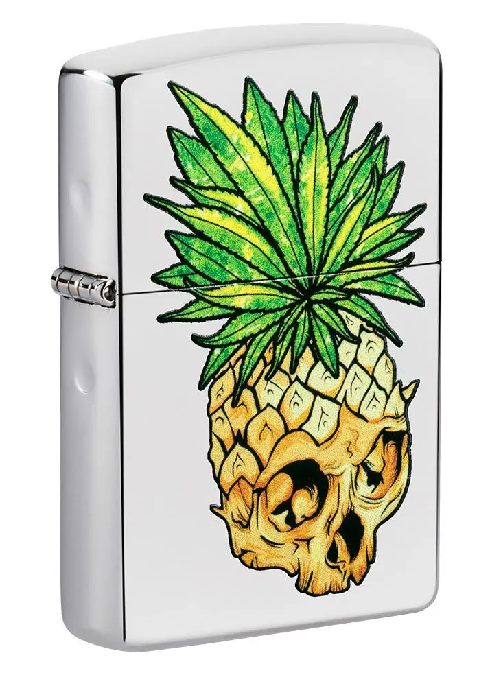 Leaf Skull Pineapple Design 1