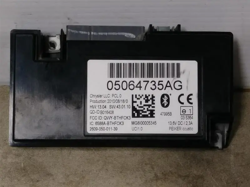 2011 Dodge Ram 3500 Telematics Module. Part Number 05064735Ag 1