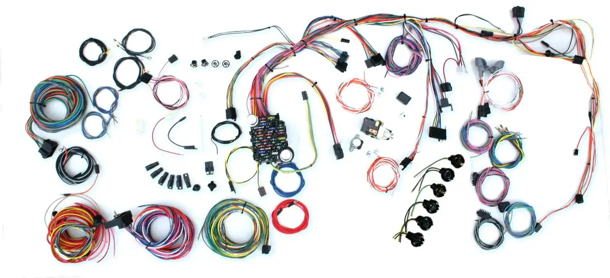 1969-72 Chevy Nova Classic Update Wiring Harness Kit By American Autowire 500878 1