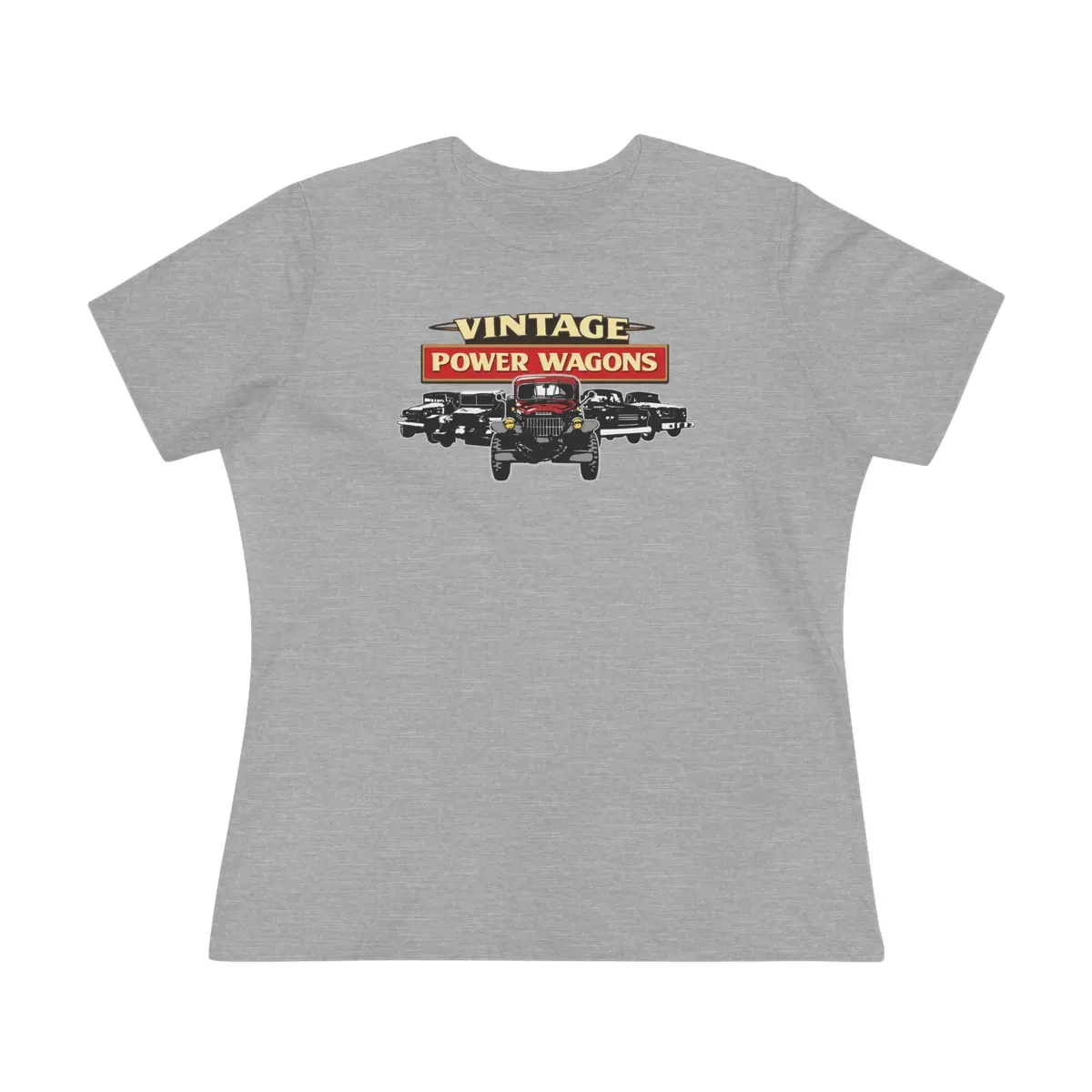 Vintage Power Wagons Women's Tee - Classic Vpw Lineup Bella Shirt 13